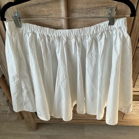 Free People Gaia Skirt In Optic White Size M NWT - Picture 4 of 6